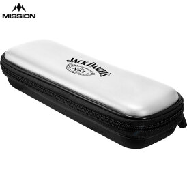 Mission Dart JACK DANIELS Slim EVA Dart Case Darttasche Dartcase Dartbox Wallet Weiß