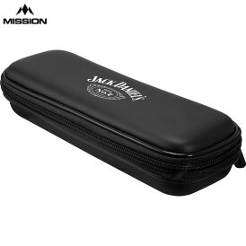 Mission Dart JACK DANIELS Slim EVA Dart Case Darttasche Dartcase Dartbox Wallet Schwarz