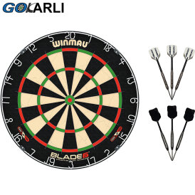 Winmau Blade 6 Standard, Dual Core, Triple Core Dartboard Turnierboard Dartscheiben Set mit 6 Darts Spielfertig