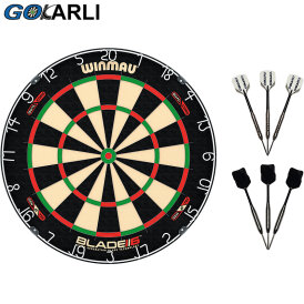 Winmau Blade 6 Standard, Dual Core, Triple Core Dartboard Turnierboard Dartscheiben Set mit 6 Darts Spielfertig