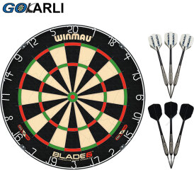 Winmau Blade 6 Dartboard Turnierboard Dartscheiben Set mit 2 Dart Sets Spielfertig