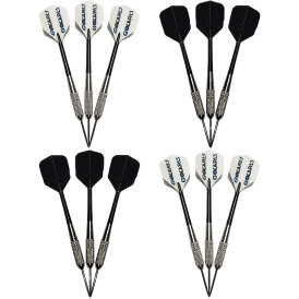 Winmau Blade 6 Standard, Dual Core, Triple Core Dartboard Turnierboard Dartscheiben Set mit 12 Darts Spielfertig