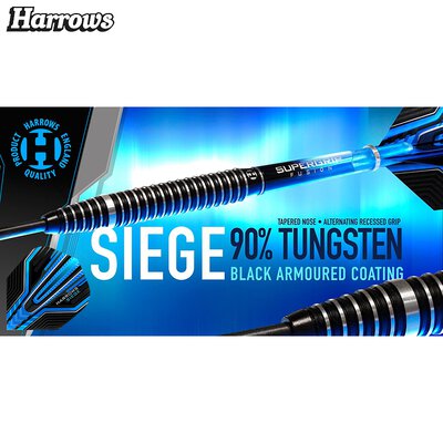 Harrows Steel Darts Siege 90% Tungsten Steeltip Dart Steeldart