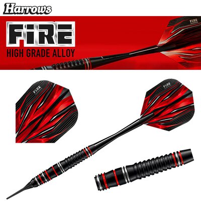 Harrows Soft Darts Fire High Grade Alloy Softtip Dart Softdart 18 g