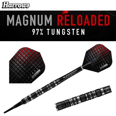 Harrows Soft Darts Magnum Reloaded 97% Tungsten Softtip Dart Softdart