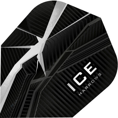 Harrows Dart ICE Recut Dart Flight speziell laminiert Design 2021 Klar