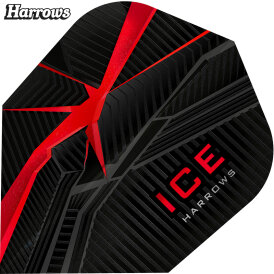 Harrows Dart ICE Recut Dart Flight speziell laminiert Design 2021 Rot