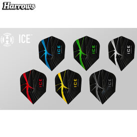 Harrows Dart ICE Recut Dart Flight speziell laminiert Design 2021 Rot