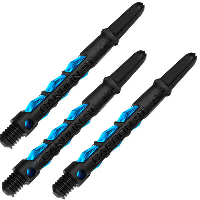 Harrows Dart Carbon ST Shaft Dartshaft mit Pyramid Ring M Mittel Aqua