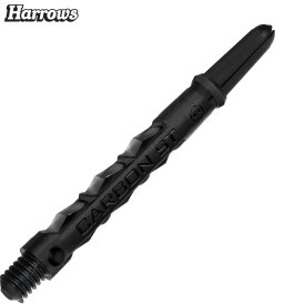 Harrows Dart Carbon ST Shaft Dartshaft mit Pyramid Ring M Mittel Schwarz