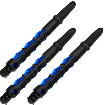Harrows Dart Carbon ST Shaft Dartshaft mit Pyramid Ring M Mittel Blau
