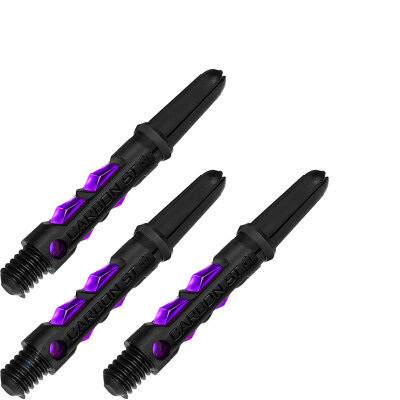 Harrows Dart Carbon ST Shaft Dartshaft mit Pyramid Ring S Kurz Lila