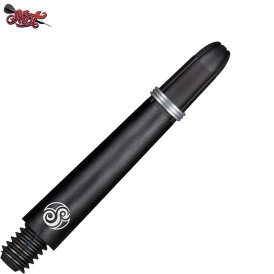 Shot Dart Shafts Koi Carbon mit Federring Schwarz IM Intermediate