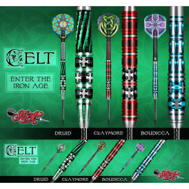 Shot Steel Darts Celt Boudicca 90% Tungsten Steeltip Darts Steeldart