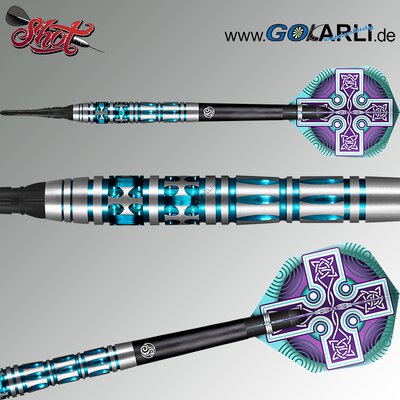Shot Soft Darts Celt Boudicca 90% Tungsten Softtip Darts Softdart