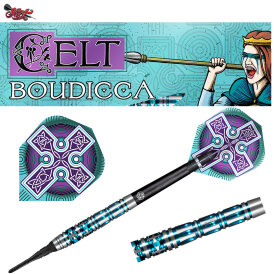 Shot Soft Darts Celt Boudicca 90% Tungsten Softtip Darts Softdart