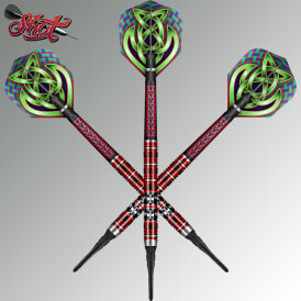 Shot Soft Darts Celt Claymore 90% Tungsten Softtip Darts Softdart