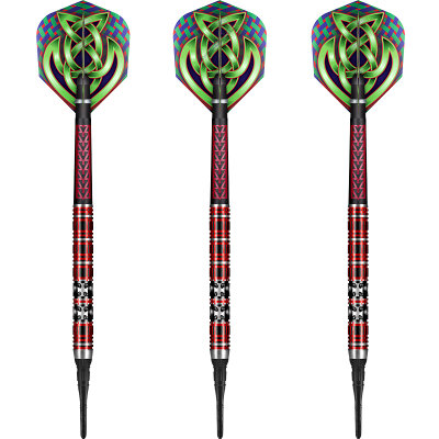 Shot Soft Darts Celt Claymore 90% Tungsten Softtip Darts Softdart 18 g