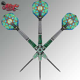 Shot Steel Darts Celt Druid 90% Tungsten Steeltip Darts Steeldart 25 g