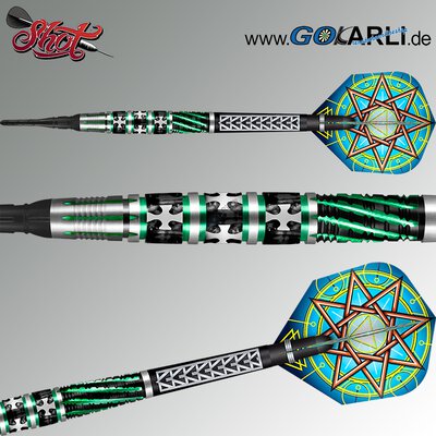 Shot Soft Darts Celt Druid 90% Tungsten Softtip Darts Softdart