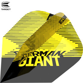 Target Dart Gabriel Clemens German Giant Brass Pro Ultra Dart Flight Nr. 6 Design 2021 Gelb