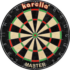 Karella Dart Dartboard Karella Master im Set inklusive 2 Satz Karella Steeldarts 21 g