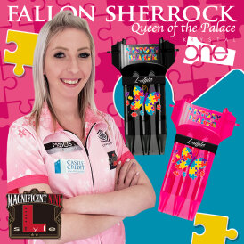 L-Style Krystal One Dart Case Fallon Sherrock V2 Darttasche Wallet in verschiedenen Designs