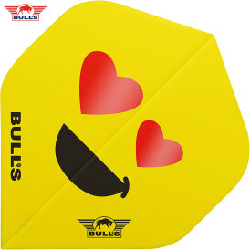 BULLS NL Dart Flight Smiley Flights Std. Dartflight Heart-Eyes