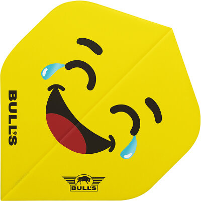 BULLS NL Dart Flight Smiley Flights Std. Dartflight Laugh Crying
