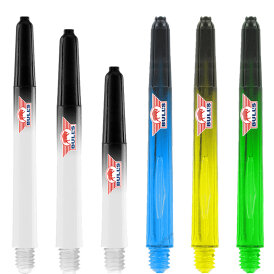 BULL´S NL Airstriper Groove Shaft Two-Tone Klar Schwarz IM Intermediate