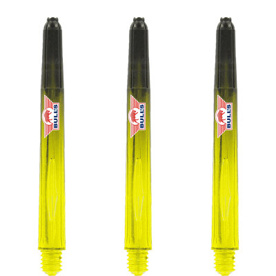 BULL´S NL Airstriper Groove Shaft Two-Tone Klar Gelb M Mittel