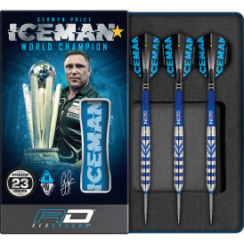 Red Dragon Steel Darts Gerwyn Price Original PVD Blue 90% Steeltip Dart Steeldart 23 g