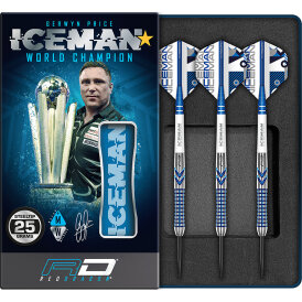 Red Dragon Steel Darts Gerwyn Price Iceman Contour 90% Tungsten Steeltip Dart Steeldart