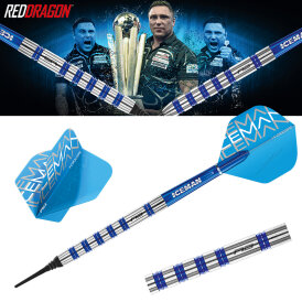 Red Dragon Soft Darts Gerwyn Price Iceman Challenger 90% Tungsten Softtip Dart Softdart 20 g