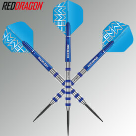 Red Dragon Steel Darts Gerwyn Price Iceman Challenger 90% Tungsten Steeltip Dart Steeldart 23 g