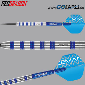 Red Dragon Steel Darts Gerwyn Price Iceman Challenger 90% Tungsten Steeltip Dart Steeldart 23 g