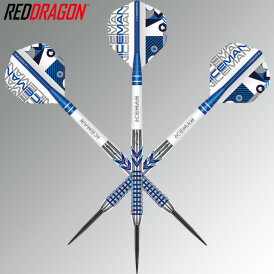 Red Dragon Steel Darts Gerwyn Price Iceman Contour 90% Tungsten Steeltip Dart Steeldart 21 g