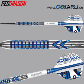 Red Dragon Steel Darts Gerwyn Price Iceman Contour 90% Tungsten Steeltip Dart Steeldart 21 g