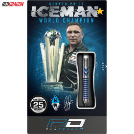Red Dragon Steel Darts Gerwyn Price Iceman Contour 90% Tungsten Steeltip Dart Steeldart 23 g