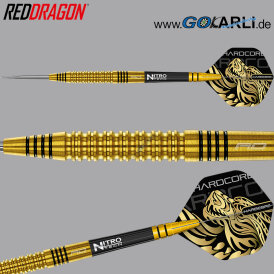 Red Dragon Steel Darts Jonny Clayton Gold 90% Tungsten Steeltip Dart Steeldart 22 g
