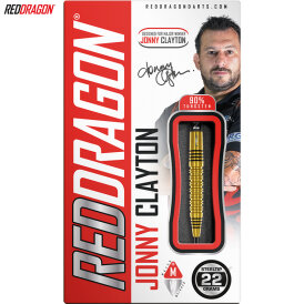 Red Dragon Steel Darts Jonny Clayton Gold 90% Tungsten Steeltip Dart Steeldart 24 g