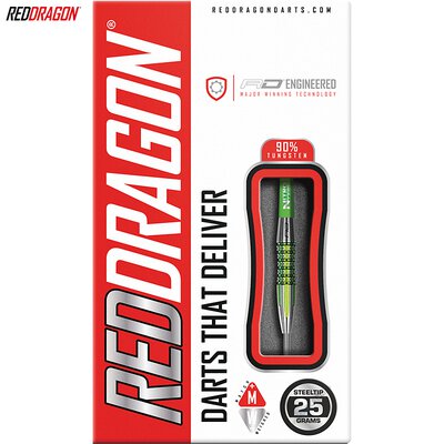Red Dragon Steel Darts Fusion Plus 90% Tungsten Steeltip Dart Steeldart 23 g