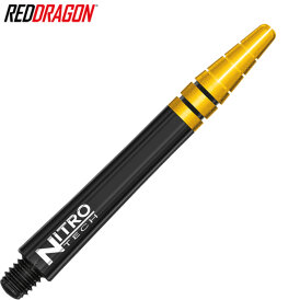 Red Dragon Nitrotech Dart Shaft Tour Specalist Dartshaft Schwarz Gold M Mittel
