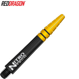 Red Dragon Nitrotech Dart Shaft Tour Specalist Dartshaft Schwarz Gold S Kurz
