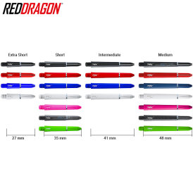 Red Dragon Dart Shaft TRX Nylon Dartshaft Pink M Mittel