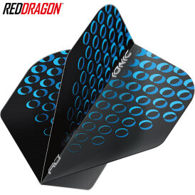 Red Dragon Flights Hardcore Ionic Dart Flight Dartflights 2022 TF6675 Blue Circles