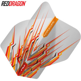 Red Dragon Flights Hardcore Mohawk Dart Flight Dartflights 2022 TF6684 Orange