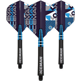 Red Dragon Player Gerwyn Price Shaft- Hardcore Flights Combo Dart Shaft- Flight Set 2022