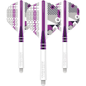 Red Dragon Steel Darts Peter Wright Snakebite Shaft- Hardcore Flights Combo Dart Shaft- Flight Set 2022