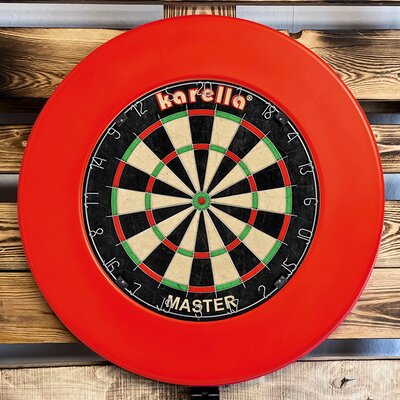 Karella Dartboard Surrounds Plain / Einfarbig Rot